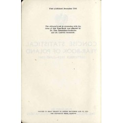 Concise Statistical Year-book of Poland. September 1939 - June 1941 / Mały Rocznik Statystyczny Polski Wrzesień 1939 - Czerwiec