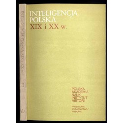 Inteligencja polska XIX i XX wieku. Studia 3