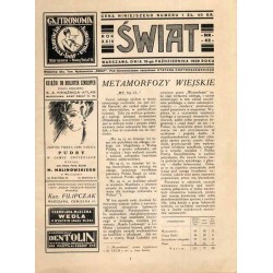 Świat. Pismo tygodniowe ilustrowane. R.24 (1929). Nr 42 (19 października 1929)