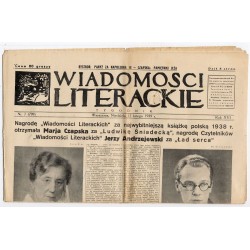 Wiadomości Literackie. Tygodnik. R.16 (1939). Nr 7 (799) (12 lutego 1939)