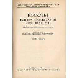 Roczniki Dziejów Społecznych i Gospodarczych. T.40 (1979)