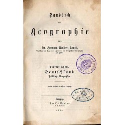 Handbuch der Geographie. Theil 4: Deutschland. Politische Geographie