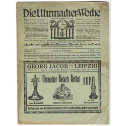 Die Uhrmacher-Woche. Leipziger Uhrmacher-Zeitung. 29. Jahrgang (1922). Nr 26 (30.06.1922)