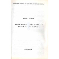 Osiągnięcia inżynierskie Wielkiej Emigracji