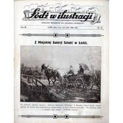 Łódź w Ilustracji. Dodatek niedzielny do "Kurjera Łódzkiego". R.3 (1926). Nr 46 (14 listopada 1926)