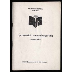 Sprawności starszoharcerskie - propozycje