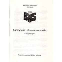 Sprawności starszoharcerskie - propozycje