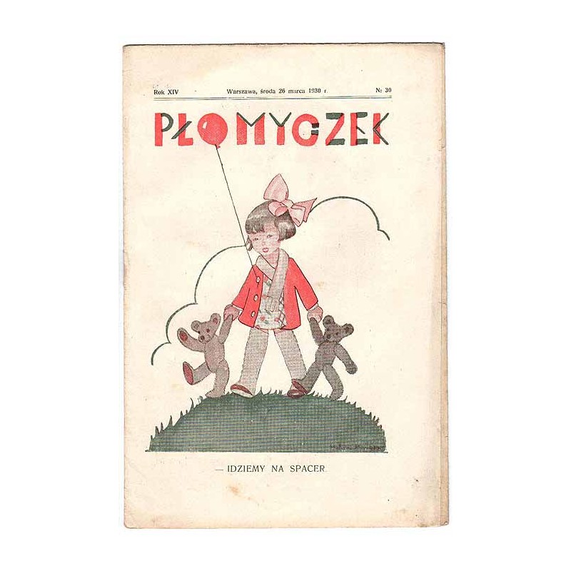 Płomyczek. Tygodnik z obrazkami dla młodszych dzieci. R.14 (1930). Nr 30 (26 marca 1930)