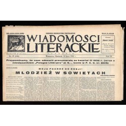 Wiadomości Literackie. Tygodnik. R.9 (1932). Nr 29 (446) (10 lipca 1932)