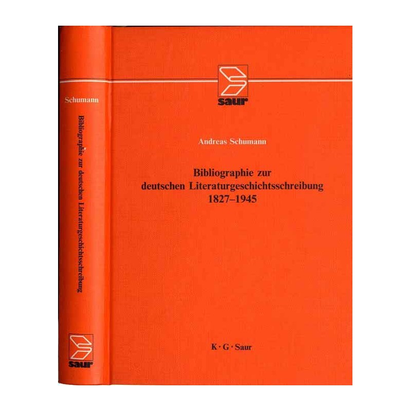 Bibliographie zur deutchen Literaturgeschichtsschreibung 1827-1945