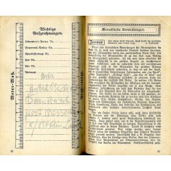 Kalender Leipziger Bienen-Zeitung für das Jahr 1936 / kalendarz pszczelarski