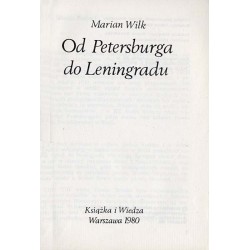 Od Petersburga do Leningradu