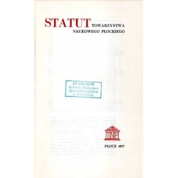 Statut Towarzystwa Naukowego Płockiego