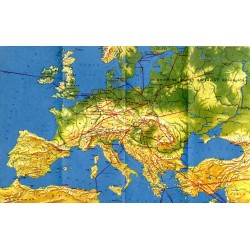 Polskie Linie Lotnicze "Lot" Polish Airlines. Route Map