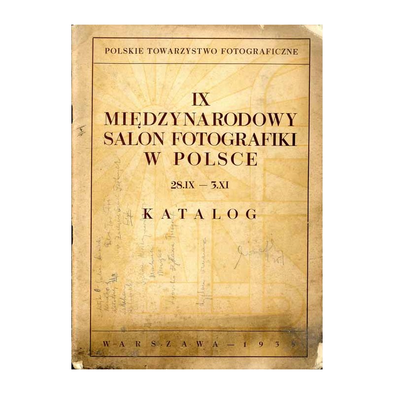 IX Międzynarodowy Salon Fotografiki w Polsce 28.IX-3.XI.1935. Katalog / Fotograf Polski. Miesięcznik ilustrowany sztuki i wiedzy