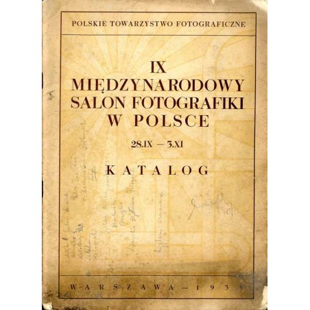 IX Międzynarodowy Salon Fotografiki w Polsce 28.IX-3.XI.1935. Katalog / Fotograf Polski. Miesięcznik ilustrowany sztuki i wiedzy