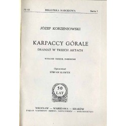 Karpaccy górale. Dramat w trzech aktach