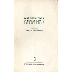 Wspomnienia o Bolesławie Leśmianie