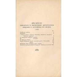 Przewodnik artystyczny. Katalog dzieł mistrzów klasycznych i współczesnych obcych i polskich w reprodukcyach na składzie w Księg