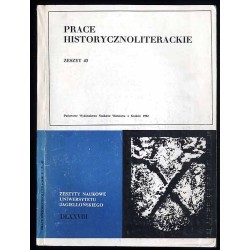 Prace Historycznoliterackie. Zeszyt 43