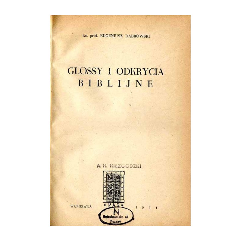 Glossy i odkrycia biblijne