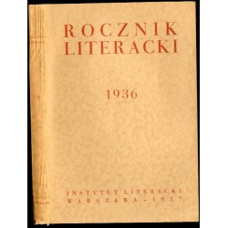 Rocznik Literacki za rok 1936 (R.5)