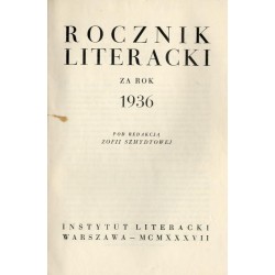 Rocznik Literacki za rok 1936 (R.5)