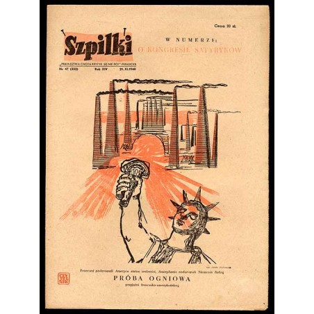 Szpilki. R.14 (1948). Nr 47 (382) (21 listopada 1948)
