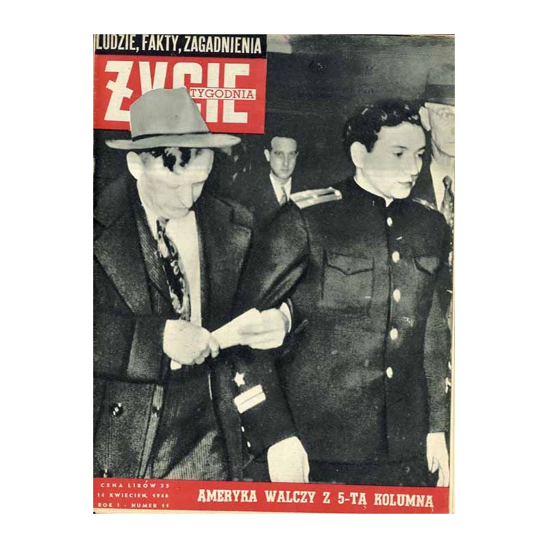 Życie Tygodnia. Ludzie, fakty, zagadnienia. R.1 (1946). Nr 11 (14 kwiecień 1946) / plan Warszawy po 1944