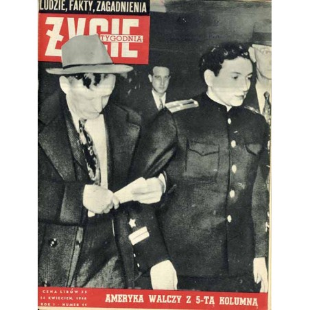 Życie Tygodnia. Ludzie, fakty, zagadnienia. R.1 (1946). Nr 11 (14 kwiecień 1946) / plan Warszawy po 1944