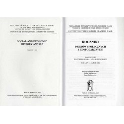 Roczniki Dziejów Społecznych i Gospodarczych. T.64 za rok 2004