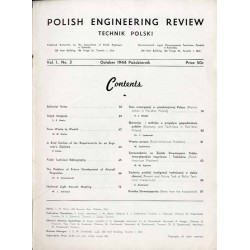 Polish Engineering Review  Technik Polski. Official organ of the Association of Polish Engineers in Canada. Vol. 1 (1944). Nr 3