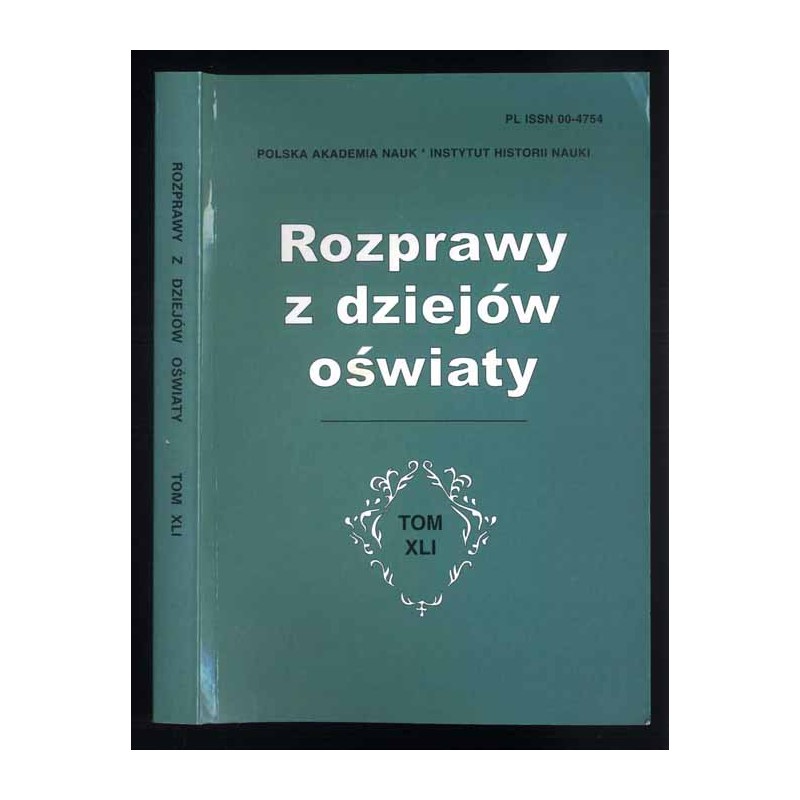 Rozprawy z Dziejów Oświaty. T.41 (2002)