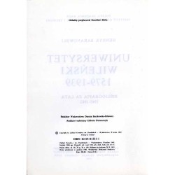 Uniwersytet Wileński 1579-1939. Bibliografia za lata 1945-1982