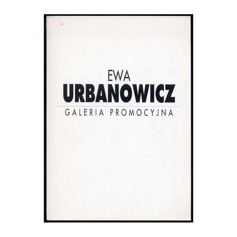Ewa Urbanowicz. Galeria Promocyjna, styczeń 1995