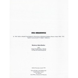 Ewa Urbanowicz. Galeria Promocyjna, styczeń 1995
