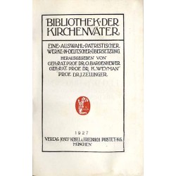 Bibliothek der Kirchenväter. Eine Auswahl Patristischer Werke in deutscher übersetzung. Reihe 1. B. 55: Leo der Grossen: Sämtlic