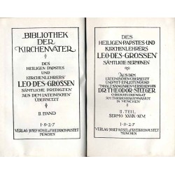 Bibliothek der Kirchenväter. Eine Auswahl Patristischer Werke in deutscher übersetzung. Reihe 1. B. 55: Leo der Grossen: Sämtlic