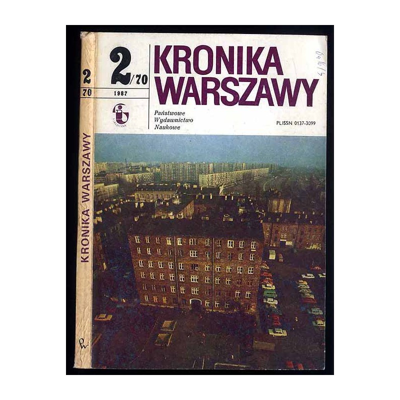 Kronika Warszawy. 1987. Nr 2/70