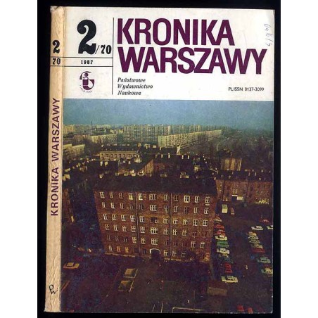 Kronika Warszawy. 1987. Nr 2/70