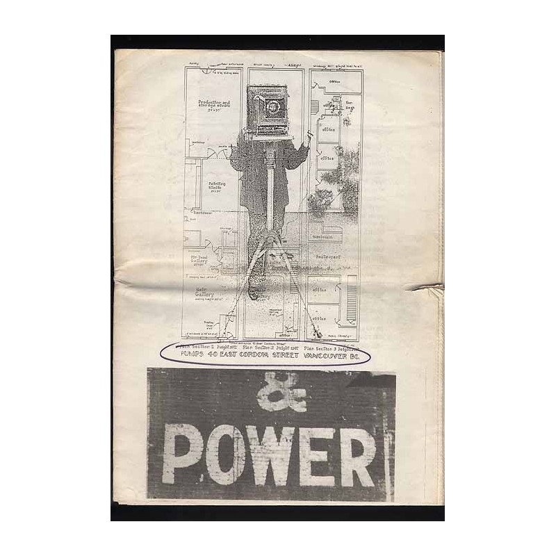 PUMPS 40 East Cordova Street Vancouver BC [katalog wystawy fotografii]