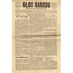 Głos Narodu. R.9 (1901). Nr 9 (12 stycznia 1901). Wydanie wieczorne