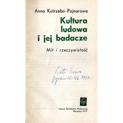 Kultura ludowa i jej badacze. Mit i rzeczywistość