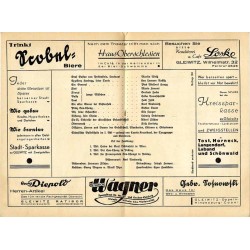 Programmblätter des Oberschlesischen Landestheaters. Oberschlesiches Landestheater Beuthen. Spielzeit 1940/41.  Heft 11 (19. Feb