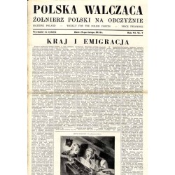 Polska Walcząca - Żołnierz Polski na Obczyźnie. Fighting Poland. Weekly for the Polish Forces. R.6 (1944). Nr 7 (19 lutego 1944)