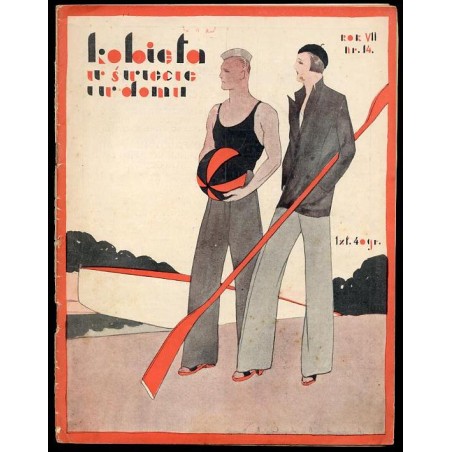 Kobieta w Świecie i w Domu. Dwutygodnik poświęcony życiu domowemu i modom. R.7 (1931). Nr 14 (Lipiec 1931) [Stefan Norblin]