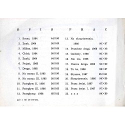 Grafika Ewy Śliwińskiej. Salon Szuki Współczesnej, Łódź - sierpień 1967
