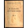 [Antykwarjat "Placówka" w Warszawie, ul. Świętokrzyska, nr 26]. Katalog Antykwarski. No 4