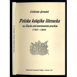 Polska książka literacka na Śląsku pod panowaniem pruskim 1795-1863