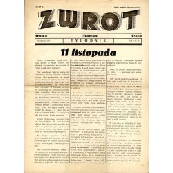 Zwrot. Prawo, prawda, praca. Tygodnik. R.1 (1937). Nr 15 (14 listopada 1937)